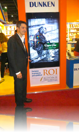 Libro Linyera Fino de Carlos Alegre. Posadas, Misiones. Feria del Libro. Buenos Aires. Mayo 2014